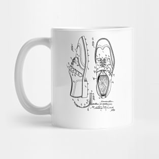 Shoe Vintage Patent Hand Drawing Mug